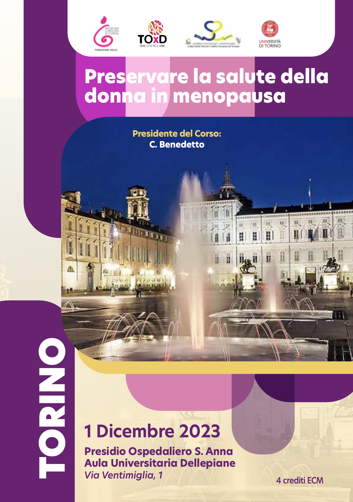 1 dicembre 2023 Preservare la salute della donna in menopausa