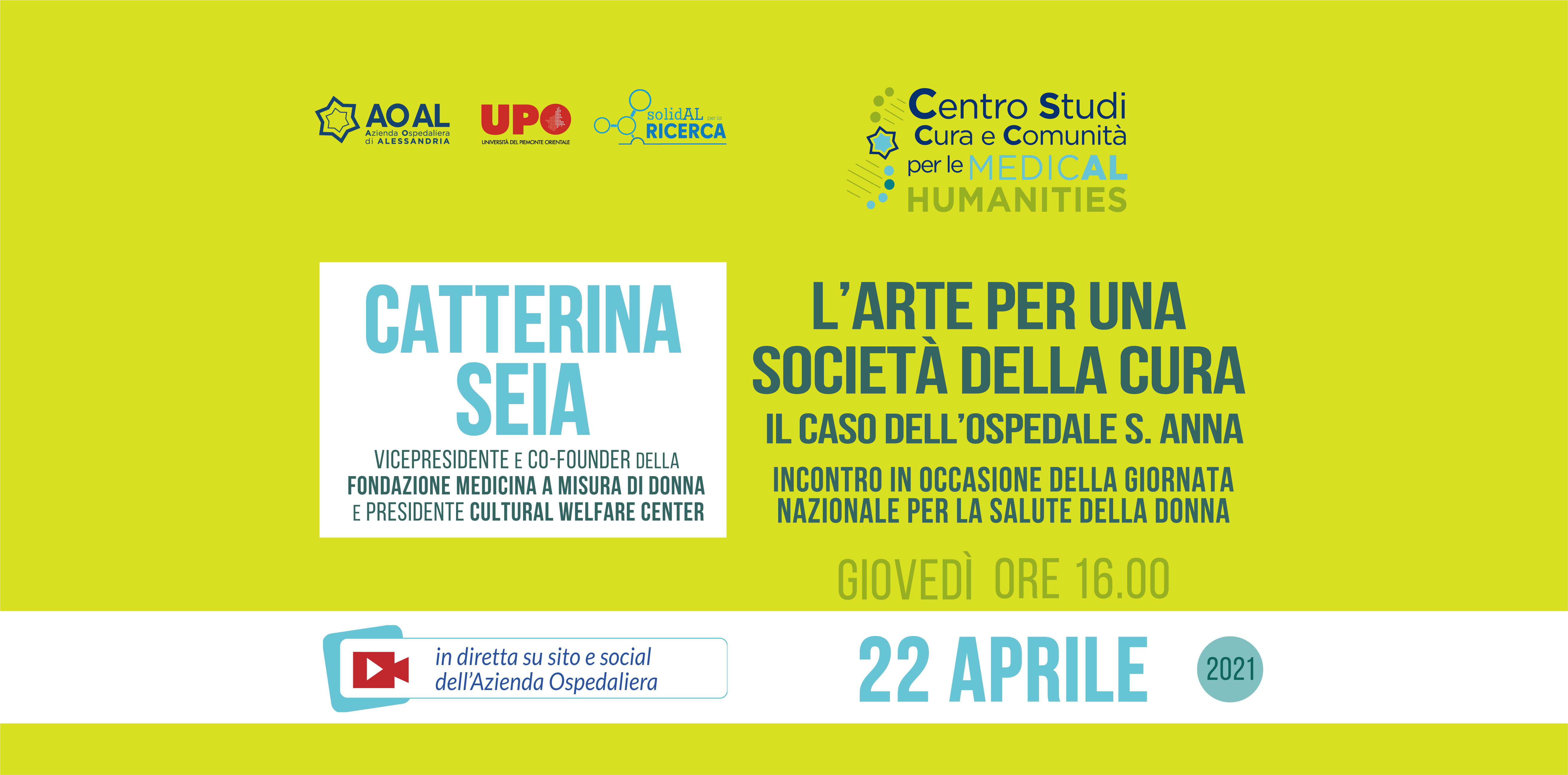 22 aprile 2021 Seminario Alessandria