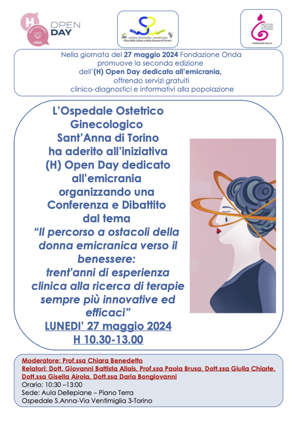 (H)Open Day dedicato all’emicrania